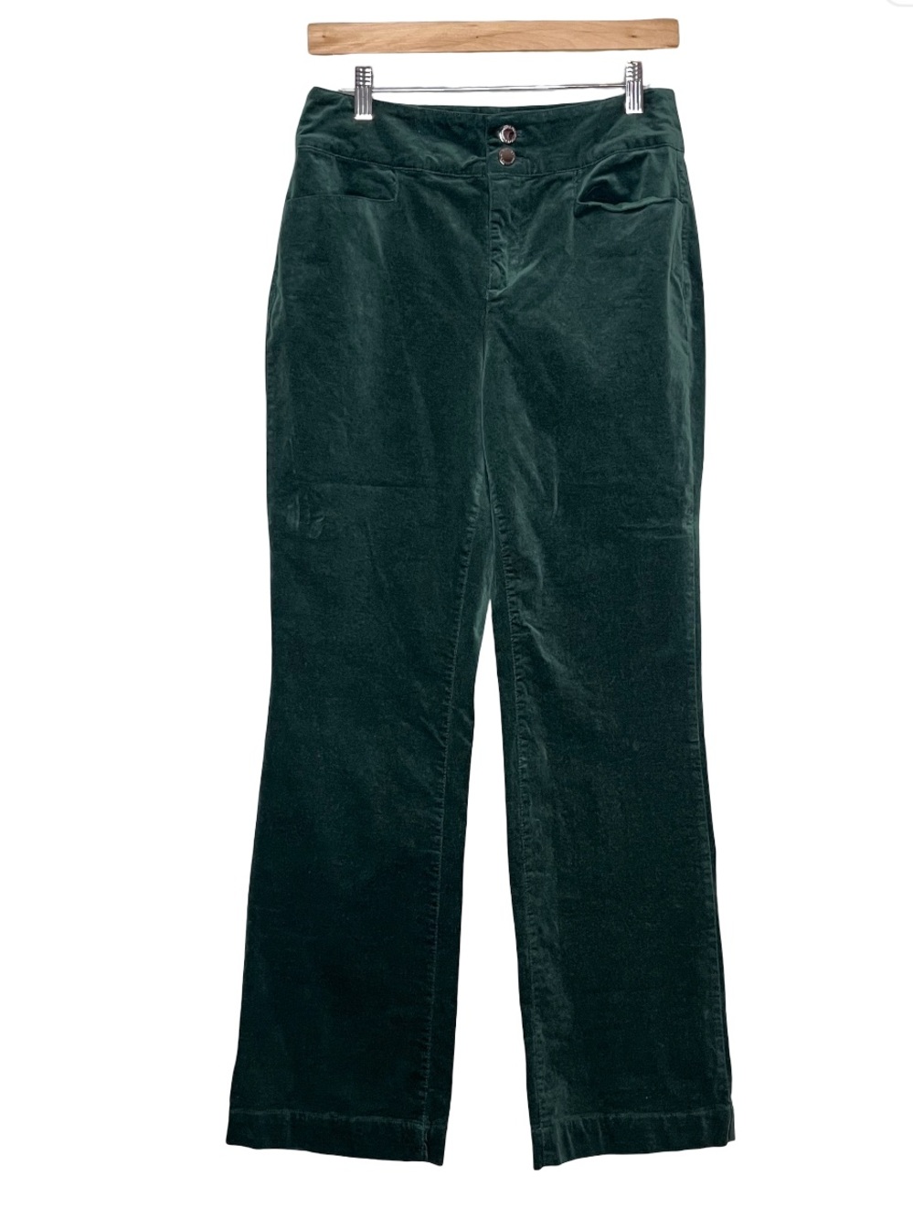 DG2 Whimsigoth Fairy Grunge Dark Academia Velvet Stretch High-Rise Pants Sz 8